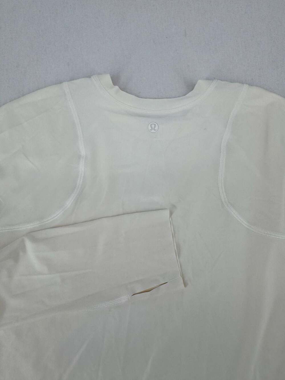 Lululemon Long Sleeve Shirt White Thumbholes